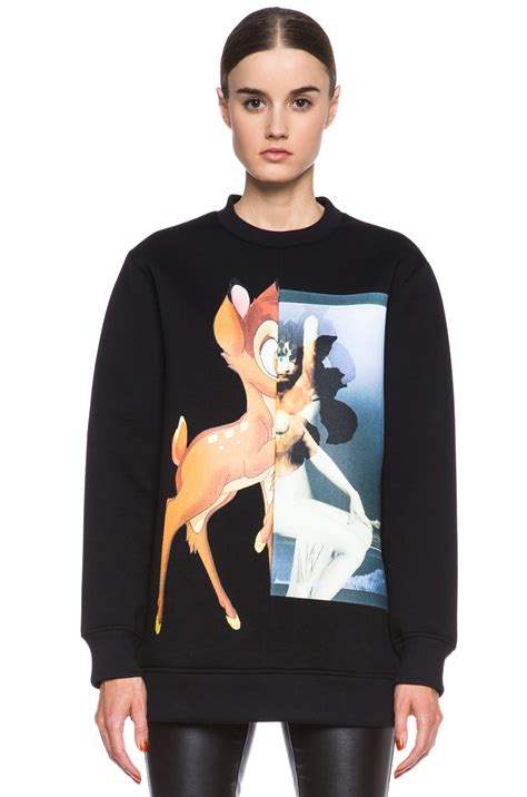 givenchy bambi printed|givenchy bambi sweatshirt.